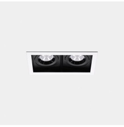 LedsC4 - Downlight MULTIDIR TRIM BIG DOUBLE 33.2W blanco neutro 4000K CRI 90 14.6º Casambi blanco IN IP20 / OUT IP54 4248lm