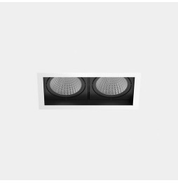 LedsC4 - Downlight MULTIDIR TRIM BIG DOUBLE 33.2W blanco neutro 4000K CRI 90 59º Casambi blanco IN IP20 / OUT IP54 4252lm