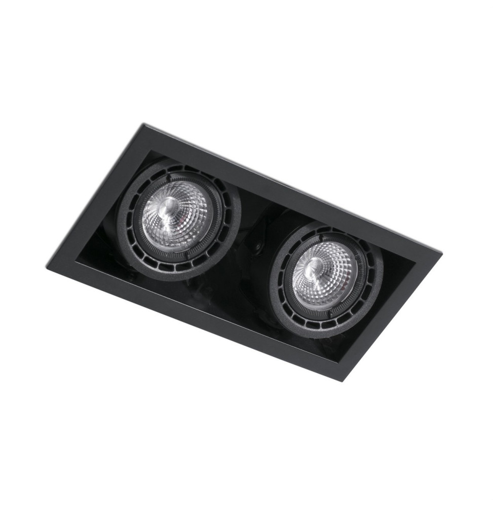 FARO - Empotrable NANO COLIN-2 marco LED 14-26W 40K 56º negro