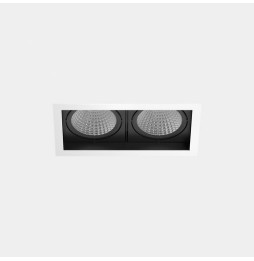 LedsC4 - Downlight MULTIDIR TRIM BIG DOUBLE 33.2W blanco neutro 4000K CRI 90 22.5º DALI-2 blanco IN IP20 / OUT IP54 4170lm