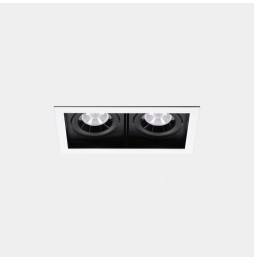 LedsC4 - Downlight MULTIDIR TRIM BIG DOUBLE 46.2W blanco cálido 2700K CRI 90 59º blanco IN IP20 / OUT IP54 5352lm