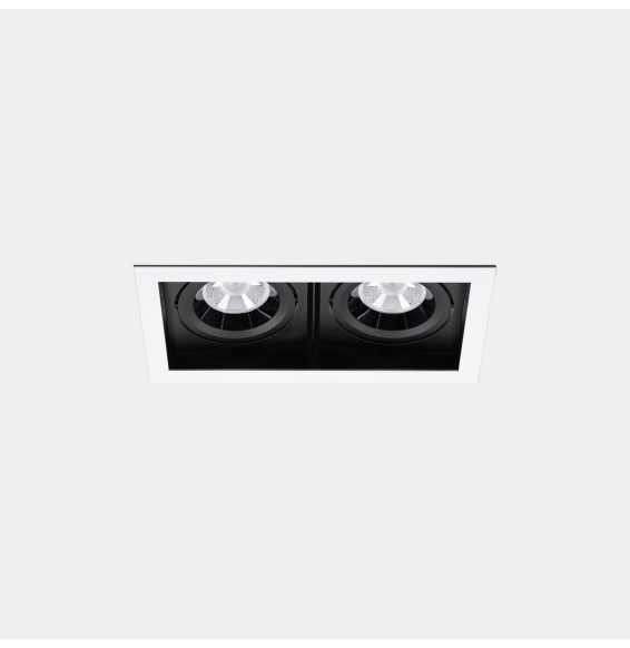 LedsC4 - Downlight MULTIDIR TRIM BIG DOUBLE 46.2W blanco cálido 3000K CRI 90 22.7º blanco IN IP20 / OUT IP54 5470lm