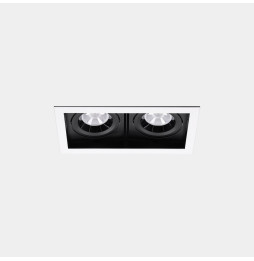 LedsC4 - Downlight MULTIDIR TRIM BIG DOUBLE 46.2W blanco cálido 2700K CRI 90 14.4º ON-OFF blanco IN IP20 / OUT IP54 5430lm