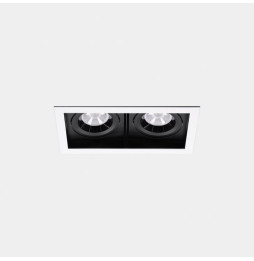 LedsC4 - Downlight MULTIDIR TRIM BIG DOUBLE 46.2W blanco cálido 2700K CRI 90 14.4º ON-OFF blanco IN IP20 / OUT IP54 5430lm