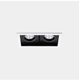 LedsC4 - Downlight MULTIDIR TRIM BIG DOUBLE 46.2W blanco cálido 2700K CRI 90 22.7º Casambi blanco IN IP20 / OUT IP54 5430lm