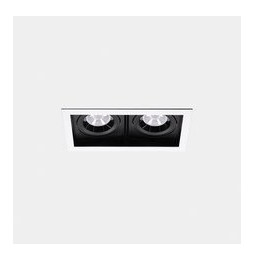 LedsC4 - Downlight MULTIDIR TRIM BIG DOUBLE 46.2W blanco cálido 3000K CRI 90 14.4º Casambi blanco IN IP20 / OUT IP54 5470lm