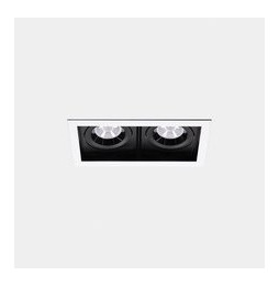 LedsC4 - Downlight MULTIDIR TRIM BIG DOUBLE 46.2W blanco cálido 3000K CRI 90 59º DALI-2 blanco IN IP20 / OUT IP54 5392lm