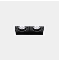 LedsC4 - Downlight MULTIDIR TRIM BIG DOUBLE 46.2W blanco cálido 3000K CRI 90 22.7º ON-OFF blanco IN IP20 / OUT IP54 5470lm