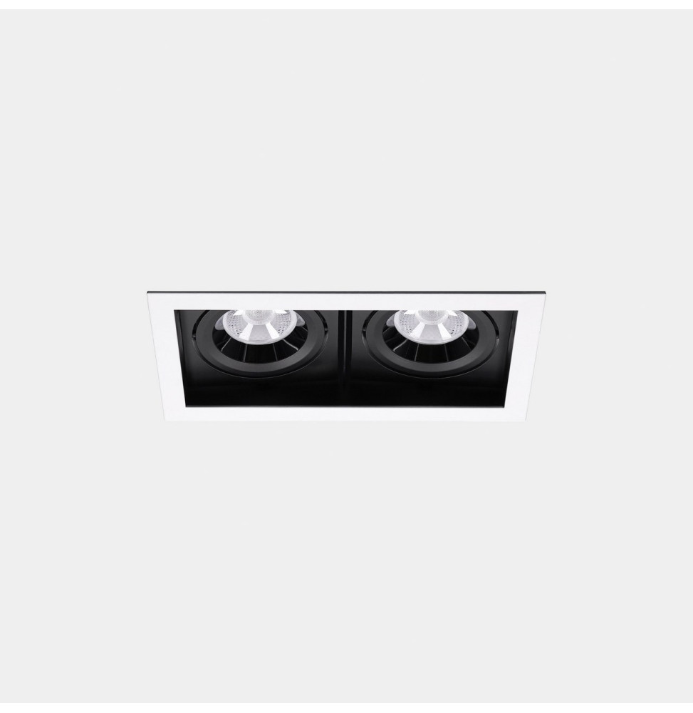 LedsC4 - Downlight MULTIDIR TRIM BIG DOUBLE 46.2W blanco cálido 3000K CRI 90 22.7º ON-OFF blanco IN IP20 / OUT IP54 5470lm