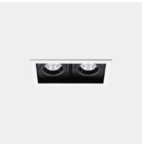 LedsC4 - Downlight MULTIDIR TRIM BIG DOUBLE 46.2W blanco cálido 3000K CRI 90 22.7º ON-OFF blanco IN IP20 / OUT IP54 5470lm