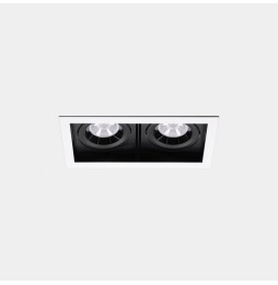 LedsC4 - Downlight MULTIDIR TRIM BIG DOUBLE 46.2W blanco cálido 3000K CRI 90 22.7º ON-OFF blanco IN IP20 / OUT IP54 5470lm