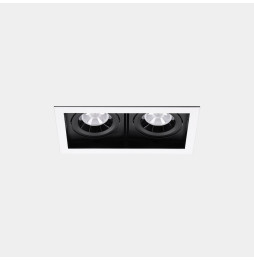 LedsC4 - Downlight MULTIDIR TRIM BIG DOUBLE 46.2W blanco cálido 3000K CRI 90 14.4º blanco IN IP20 / OUT IP54 5470lm