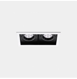 LedsC4 - Downlight MULTIDIR TRIM BIG DOUBLE 46.2W blanco cálido 3000K CRI 90 14.4º blanco IN IP20 / OUT IP54 5470lm