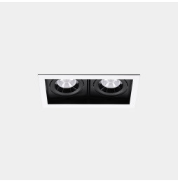 LedsC4 - Downlight MULTIDIR TRIM BIG DOUBLE 46.2W blanco neutro 4000K CRI 90 59º blanco IN IP20 / OUT IP54 5704lm