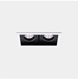 LedsC4 - Downlight MULTIDIR TRIM BIG DOUBLE 46.2W blanco neutro 4000K CRI 90 14.4º blanco IN IP20 / OUT IP54 5786lm