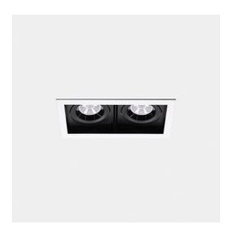 LedsC4 - Downlight MULTIDIR TRIM BIG DOUBLE 60.6W blanco cálido 3000K CRI 90 14.4º Casambi blanco IN IP20 / OUT IP54 6868lm