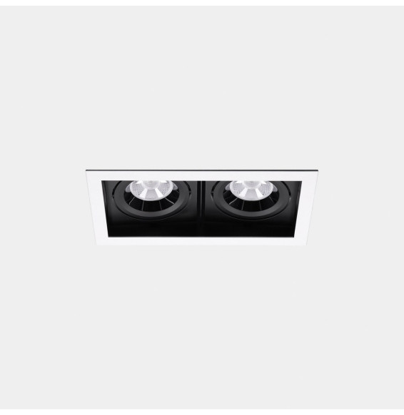 LedsC4 - Downlight MULTIDIR TRIM BIG DOUBLE 60.6W blanco neutro 4000K CRI 90 22.7º Casambi blanco IN IP20 / OUT IP54 7276lm