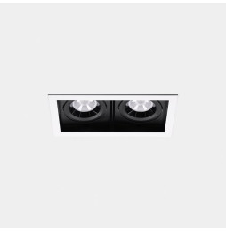 LedsC4 - Downlight MULTIDIR TRIM BIG DOUBLE 60.6W blanco neutro 4000K CRI 90 22.7º Casambi blanco IN IP20 / OUT IP54 7276lm