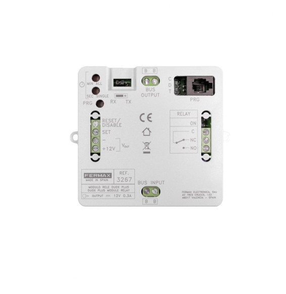 FERMAX - Relé DUOX PLUS para instalaciones DUOX PLUS configurables