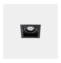 LedsC4 - Downlight MULTIDIR TRIM BIG SINGLE 16.6W blanco cálido 2700K CRI 90 22.5º negro IN IP20 / OUT IP54 1957lm