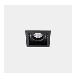 LedsC4 - Downlight MULTIDIR TRIM BIG SINGLE 16.6W blanco cálido 2700K CRI 90 22.5º Casambi negro IN IP20 / OUT IP54 1957lm