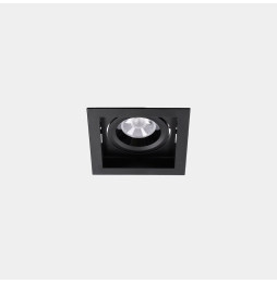 LedsC4 - Downlight MULTIDIR TRIM BIG SINGLE 16.6W blanco cálido 2700K CRI 90 14.6º Casambi negro IN IP20 / OUT IP54 1993lm