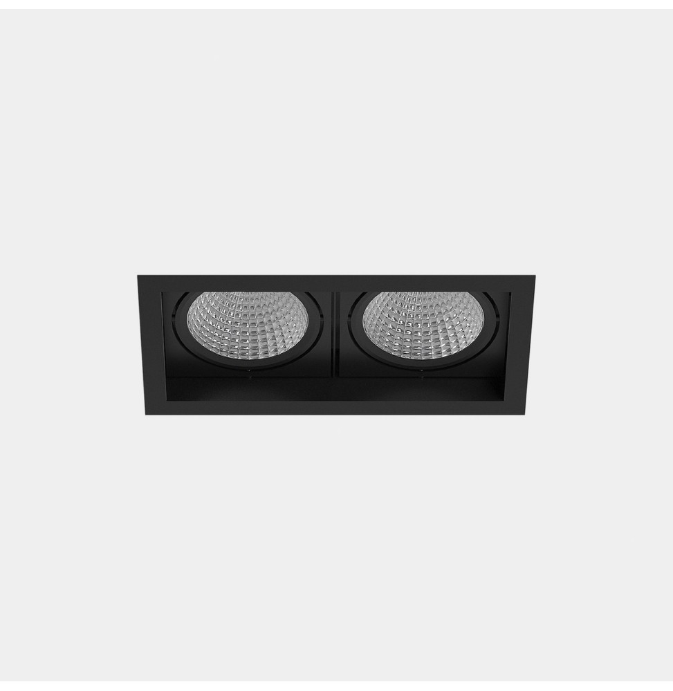 LedsC4 - Downlight MULTIDIR TRIM BIG DOUBLE 71.6W blanco neutro 4000K CRI 90 59.1º DALI-2/PUSH negro IN IP20 / OUT IP54 8206lm LedsC4 - Downlight MULTIDIR TRIM BIG DOUBLE 71.6W blanco neutro 4000K CRI 90 59.1º DALI-2/PUSH negro IN IP20 / OUT IP54 8206lm