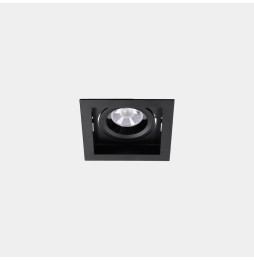 LedsC4 - Downlight MULTIDIR TRIM BIG SINGLE 16.6W blanco cálido 2700K CRI 90 22.5º ON-OFF negro IN IP20 / OUT IP54 1957lm
