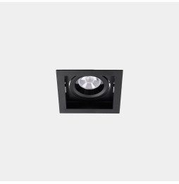LedsC4 - Downlight MULTIDIR TRIM BIG SINGLE 16.6W blanco cálido 2700K CRI 90 14.6º ON-OFF negro IN IP20 / OUT IP54 1993lm
