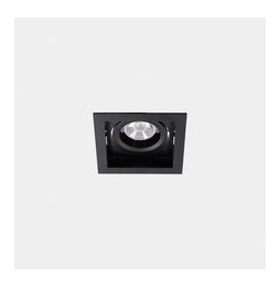 LedsC4 - Downlight MULTIDIR TRIM BIG SINGLE 16.6W blanco cálido 3000K CRI 90 22.5º negro IN IP20 / OUT IP54 1971lm