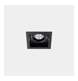 LedsC4 - Downlight MULTIDIR TRIM BIG SINGLE 16.6W blanco cálido 3000K CRI 90 59º negro IN IP20 / OUT IP54 2010lm