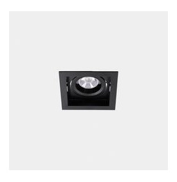 LedsC4 - Downlight MULTIDIR TRIM BIG SINGLE 16.6W blanco cálido 3000K CRI 90 14.6º negro IN IP20 / OUT IP54 2008lm