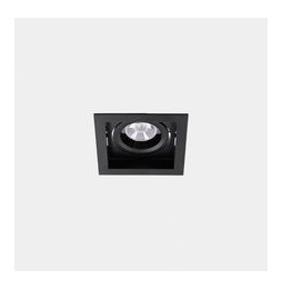 LedsC4 - Downlight MULTIDIR TRIM BIG SINGLE 16.6W blanco cálido 3000K CRI 90 22.5º Casambi negro IN IP20 / OUT IP54 1971lm