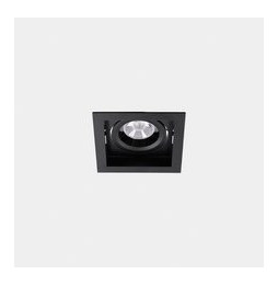 LedsC4 - Downlight MULTIDIR TRIM BIG SINGLE 23.1W blanco cálido 3000K CRI 90 14.4º Casambi negro IN IP20 / OUT IP54 2735lm