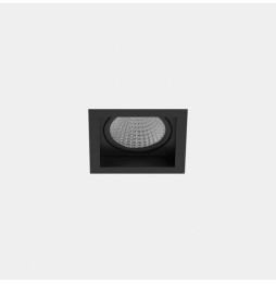 LedsC4 - Downlight MULTIDIR TRIM BIG SINGLE 23.1W blanco cálido 2700K CRI 90 14.4º ON-OFF negro IN IP20 / OUT IP54 2715lm