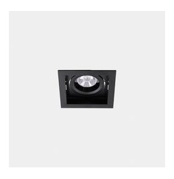 LedsC4 - Downlight MULTIDIR TRIM BIG SINGLE 23.1W blanco neutro 4000K CRI 90 14.4º Casambi negro IN IP20 / OUT IP54 2893lm