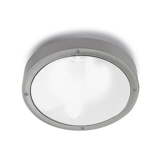 LedsC4 - Aplique BASIC ALUMINIUM 23W E-27 gris
