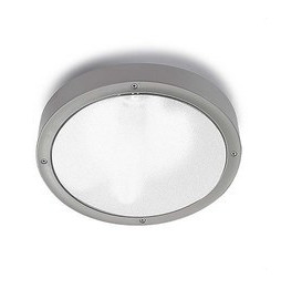 LedsC4 - Aplique BASIC ALUMINIUM 23W E-27 gris