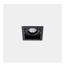 LedsC4 - Downlight MULTIDIR TRIM BIG SINGLE 30.3W blanco cálido 2700K CRI 90 14.4º negro IN IP20 / OUT IP54 3409lm