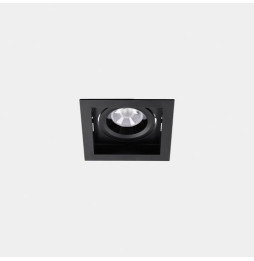 LedsC4 - Downlight MULTIDIR TRIM BIG SINGLE 30.3W blanco neutro 4000K CRI 90 14.4º negro IN IP20 / OUT IP54 3633lm