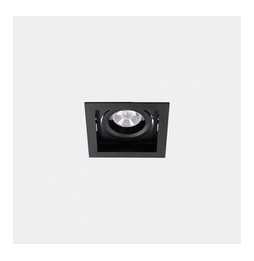 LedsC4 - Downlight MULTIDIR TRIM BIG SINGLE 30.3W blanco neutro 4000K CRI 90 59º negro IN IP20 / OUT IP54 3571lm