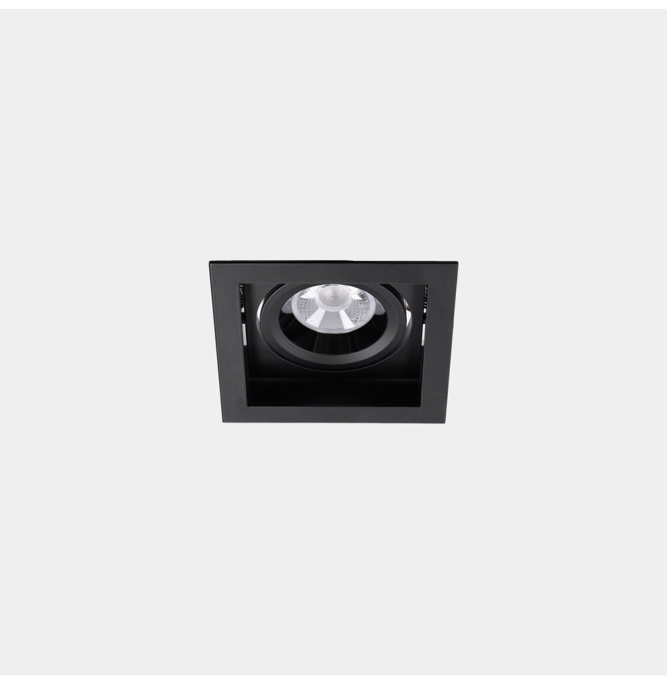 LedsC4 - Downlight MULTIDIR TRIM BIG SINGLE 30.3W blanco neutro 4000K CRI 90 22.7º negro IN IP20 / OUT IP54 3638lm