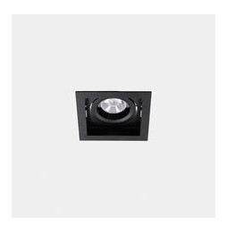 LedsC4 - Downlight MULTIDIR TRIM BIG SINGLE 35.8W blanco cálido 2700K CRI 90 22.7º DALI-2/PUSH negro IN IP20 / OUT IP54 3940lm
