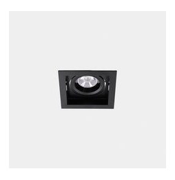 LedsC4 - Downlight MULTIDIR TRIM BIG SINGLE 35.8W blanco cálido 2700K CRI 90 22.7º negro IN IP20 / OUT IP54 3940lm