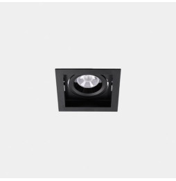 LedsC4 - Downlight MULTIDIR TRIM BIG SINGLE 35.8W blanco cálido 2700K CRI 90 59.1º DALI-2/PUSH negro IN IP20 / OUT IP54 3850lm