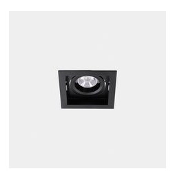 LedsC4 - Downlight MULTIDIR TRIM BIG SINGLE 35.8W blanco cálido 3000K CRI 90 22.7º negro IN IP20 / OUT IP54 3968lm