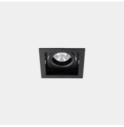 LedsC4 - Downlight MULTIDIR TRIM BIG SINGLE 35.8W blanco neutro 4000K CRI 90 14.5º negro IN IP20 / OUT IP54 4146lm
