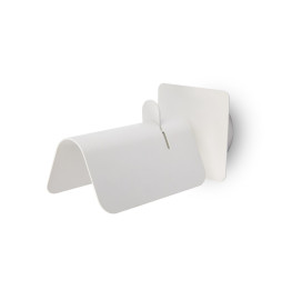 FARO - Aplique SMILE E27 40W blanco