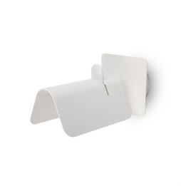 FARO - Aplique SMILE E27 40W blanco