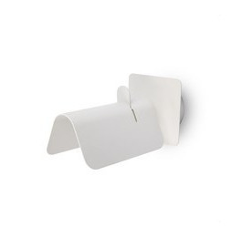FARO - Aplique SMILE E27 40W blanco